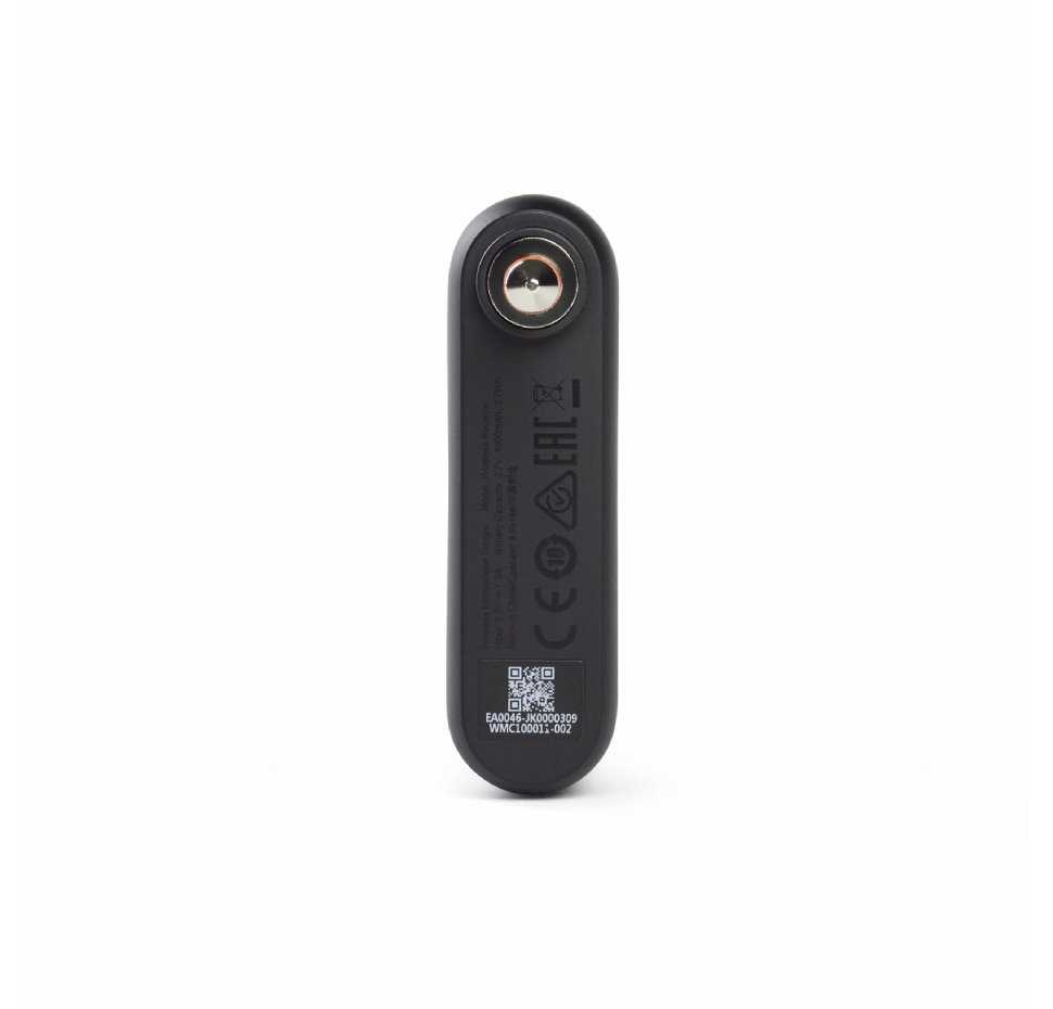 Wireless Mic x2 & Dongle Receiver, 6.35mm head Jack (Black)