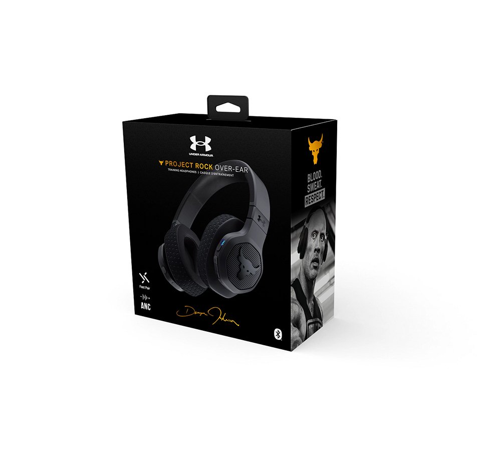 Project Rock Over-Ear Training Headphones with ANC