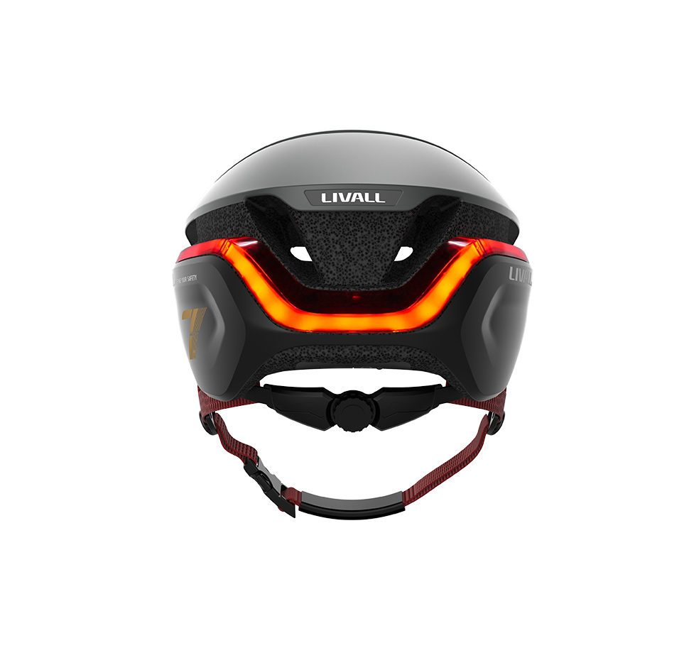 assembly caustic sent EVO 21 Smart Urban Helmet with Fall Detection & Lights | WaveMotion A.Ε.